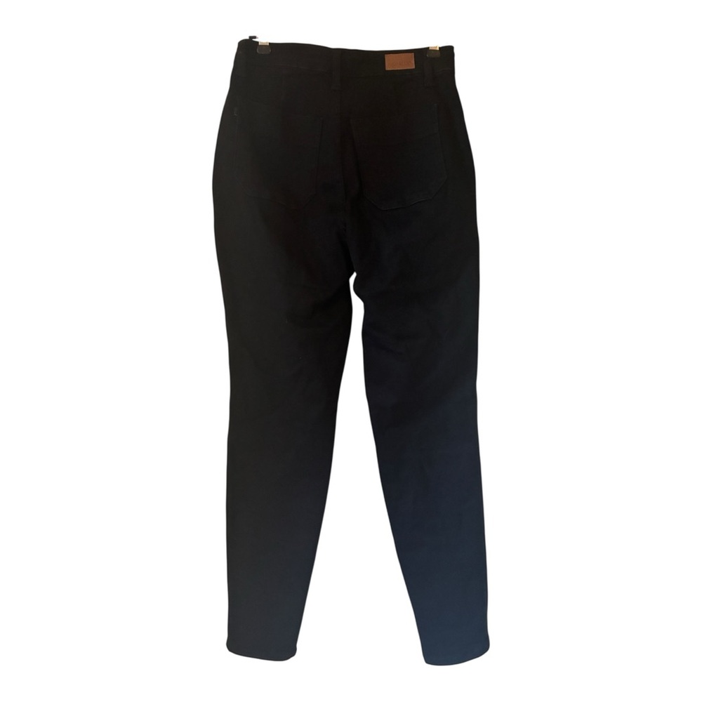 ✨ JUDY BLUE Size 3/26 Los Angeles Black Denim Drawstring Joggers ✨ - Picture 4 of 5
